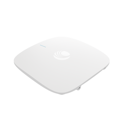 Punto de Acceso Empresarial Wi-Fi 6/6E XE3-4 / 3 Radios (2.4 5 y 6 GHz) Definidos por Software (SDR) / Hasta 1 500 Clientes / Gestión desde la Nube cnMaestro / Seguridad WPA3 / Montaje en Techo o Plafón / Alimentación PoE