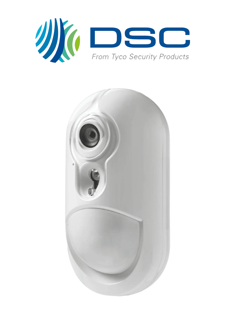 DSC PG9934P - Detector de Movimiento con Cámara de fotogramas Inalámbrico Power G compatible con NEO  PRO  Qolsys e IoTega