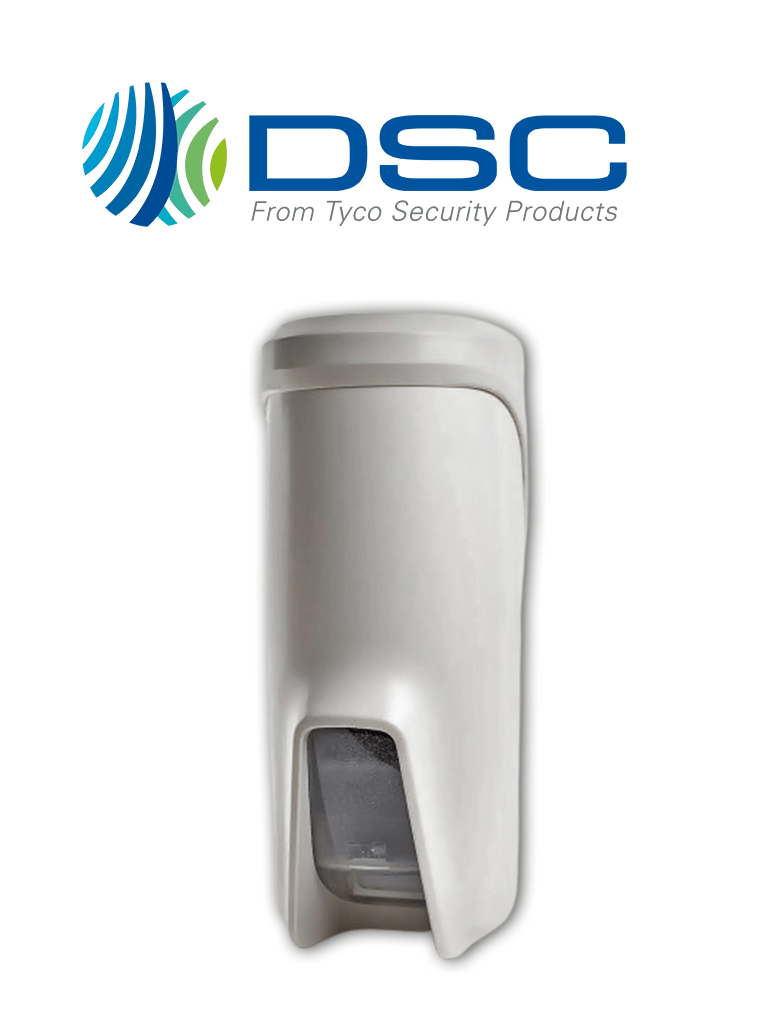 DSC PG9902 - Detector Pir Cortina para Exterior Inalámbrico con tecnología Power G compatible con NEO  PRO  Qolsys e IoTega.