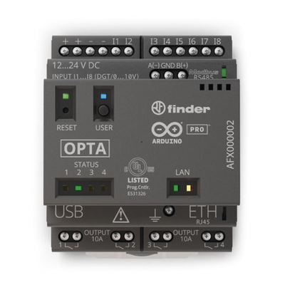 Arduino Opta Wifi / Ideal para desarrollos IOT Industria 4.0 soporta múltiples lenguajes de programación Ethernet USB-C RS-485 WI-FI Bluetooth