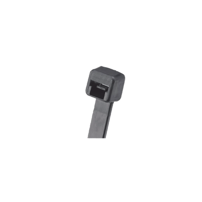 Cincho de Nylon 6.6 Pan-Ty™ 142mm largo x 2.5mm ancho Color Negro Exterior Resistente a Rayos UV Paquete de 1000pz