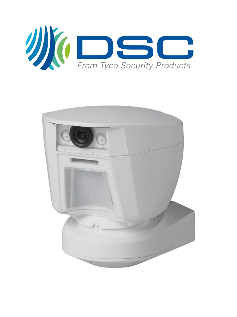 DSC PG9944 - Detector de movimiento con cámara de fotograma exterior Inalámbrico Power G compatible con NEO PRO  Qolsys e IoTega