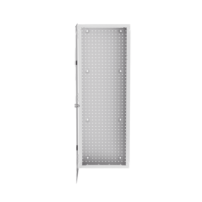 Gabinete Multipropósito de Montaje en Pared de 42 in de Altura Con Puerta Reversible Fabricado en Acero Color Blanco