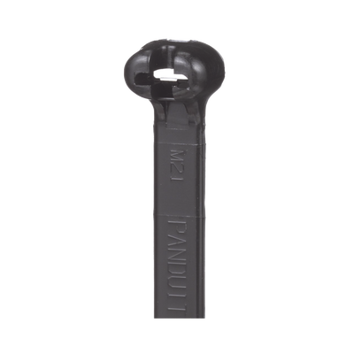 Cincho de Nylon 6.6 Dome-Top® Con Lengüeta de Bloqueo de Acero Inoxidable 620 mm largo x 7mm ancho Color Negro Exterior Resistente a Rayos UV Paquete de 100pz