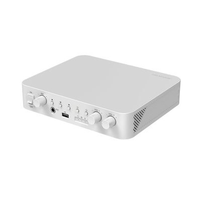 Amplificador una Zona / 2 Canales / 30 W por Canal / Conexión Bluetooth / Salida 4-8 O x 2 / 100V COM x 2 / Uso Interior