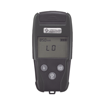 Medidor de Alta Potencia para Fibra Óptica con Localizador Visual de Fallos (VFL) entrada universal de 2.5 mm (para conectores SC ST y FC)