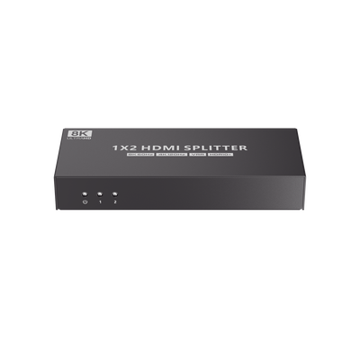 Splitter HDMI 1x2 | Velocidad de trasmisión 48 Gbps| Resolución 8k | Salida de audio| HDCP 2.3