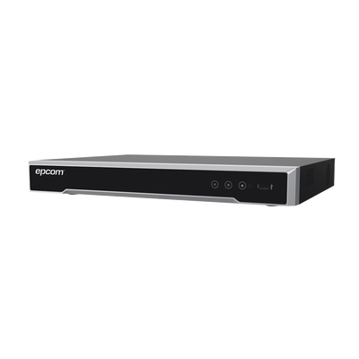 DVR 4 Canales TURBOHD + 2 Canales IP / 8 Megapixel (4K) / Audio Bidireccional por Coaxitron / ACUSENSE / Reconocimiento Facial / 1 Bahía de Disco Duro / Salida de Video en Full HD / H.265+