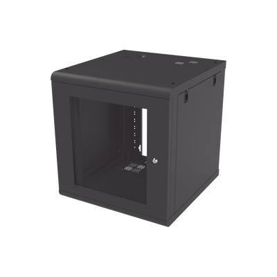 Gabinete de Pared 12U de 635 mm de Profundidad Rack de 19'' en Acero Reforzado: Compacto y Resistente para Soluciones Profesionales