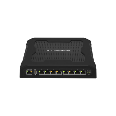 EdgeSwitch 8XP Administrable de 8 Puertos Gigabit PoE PRO de 24 V Pasivo y 48 V Pasivo  con funciones avanzadas de Capa 2