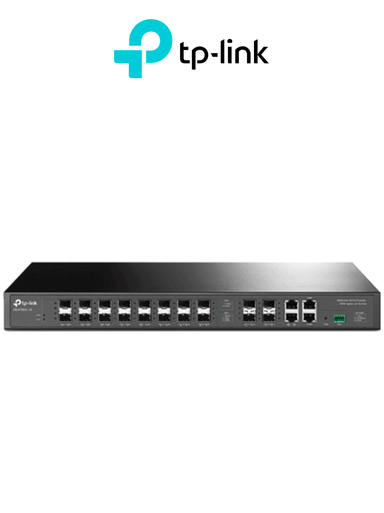 TP-LINK - DS-P7001-16- OLT de 16 Puertos GPON/ Conexión de Hasta 2048 ONTs/ 4 Puertos Uplink 10GE SFP+/ Compatible con ONTs de Terceros/ Administable Capa 2 y Funciones Capa 3 Avanzadas