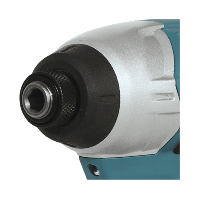 Atornillador de Impacto entrada hexagonal de ¼”. 2 baterías de 12v de 1.5 amperes y cargador.