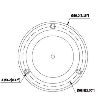 DAHUA HAP320-V - Microfono Omnidireccional de Alta Fidelidad/ Alcance 2 Hasta 100 Mts2/ Carcasa Metalica/ Resistente al Polvo y Agua IP66/ Sonido Claro para Captura de Conversaciones/ Tecnología de Cancelación de Ruido Ambiental (ANC)/