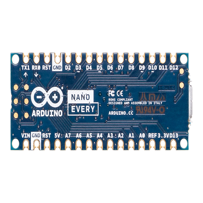 Arduino NANO EVERY sin headers / La placa arduino más pequeña ideal para proyectos de tamaño reducido