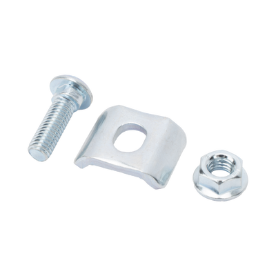 Kit 3 para unir tramos de charolas con acabado Electro Zinc