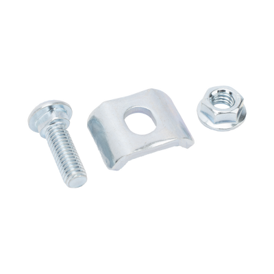Kit 3 para unir tramos de charolas con acabado Electro Zinc