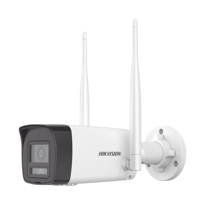 Bala IP 4 Megapixel / Lente 2.8 mm / Dual Light (30 mts IR + 30 mts Luz Blanca) / Wi-Fi / ACUSENSE / Audio Bidireccional (Micrófono y Bocina) / IP66 / dWDR / Micro SD