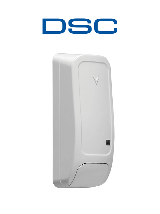 DSC PG9945E - Contacto Magnético Inalámbrico de Puerta/Ventana Power G c/entrada Auxiliar Rango Extendido compatible con NEO  PRO Qolsys e IoTega