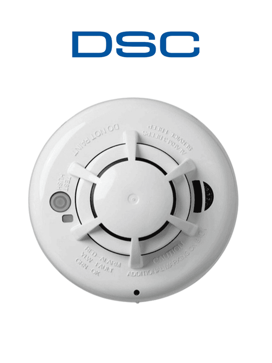 DSC PG9936 - Detector de humo y calor inalámbrico con tecnología Power G compatible con NEO  PRO  Qolsys e IoTga