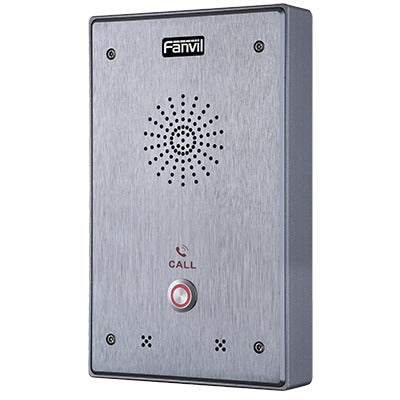 Intercomunicador IP 2 líneas SIP 2 relevadores con botón para llamada anti-vandálico IP65 e IK10 PoE