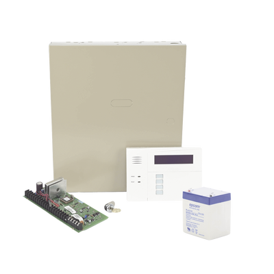Kit de Panel de Alarma VISTA48LA con Gabinete Teclado programador y Batería