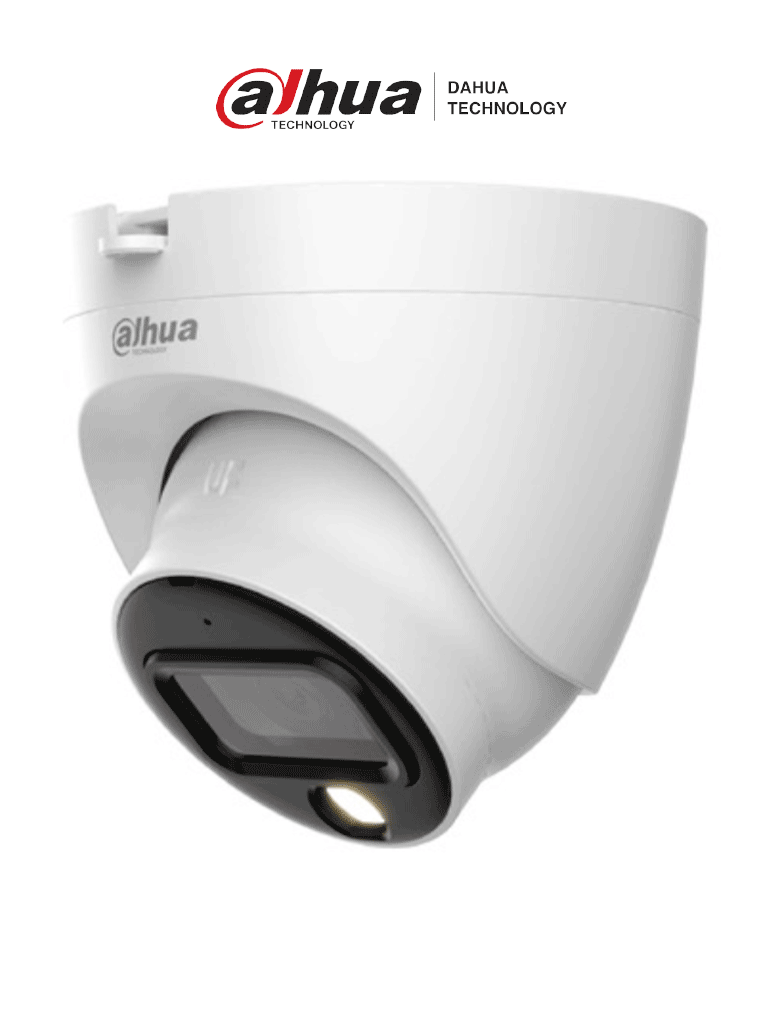 DAHUA DH-HAC-HDW1209TLQN-A-LED-0280B-S3 -Cámara Domo Full Color de 2 MP con lente de 2.8mm y ángulo de 103° Micrófono integrado iluminación de 20m tecnología Starlight y DWDR. Resistente con IP67 visión clara en baja luz #M1