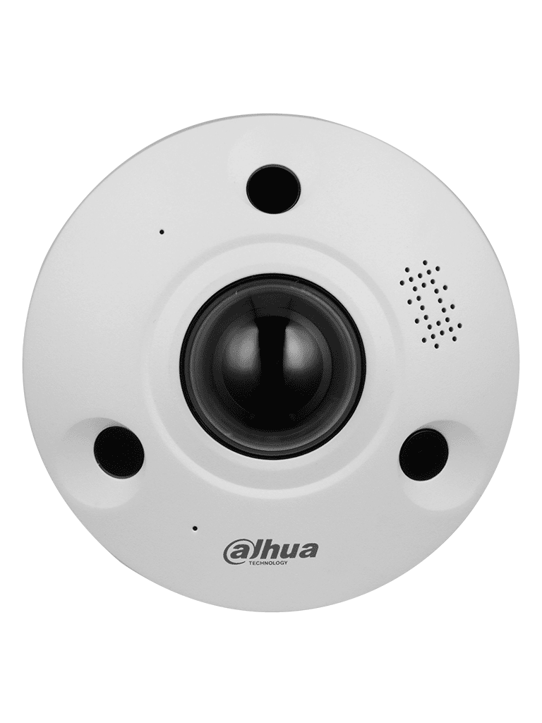 DAHUA IPC-EBW81242N-S2 - Cámara IP Fisheye Resolución de 12 MP/ Lente 1.85mm/ ? 360/ IR 10 mts/ IA WizMind/ Conteo de Personas/ Cantidad de Personas en Áreas/ Mapa de Calor/ PoE/ DWDR/ H.265/ IP67/ IK10/ E&S Alarma/ E&S Audio/ #FAB
