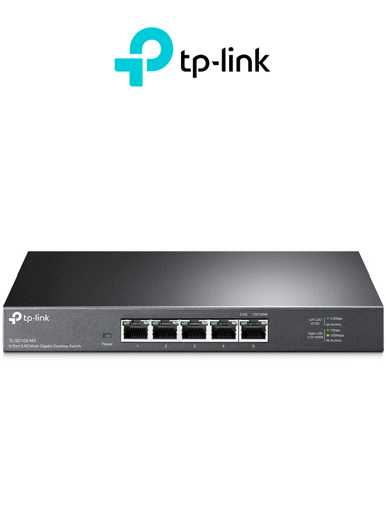 TP-LINK - TL-SG105-M2 - Switch Para Escritorio con 5 Puertos 2.5 Gbpss
