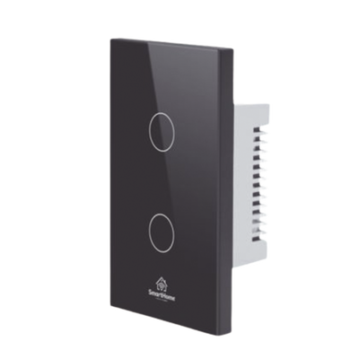(ZigBee) Apagador switch inalámbrico ZigBee control de 2 regresos de carga 110V