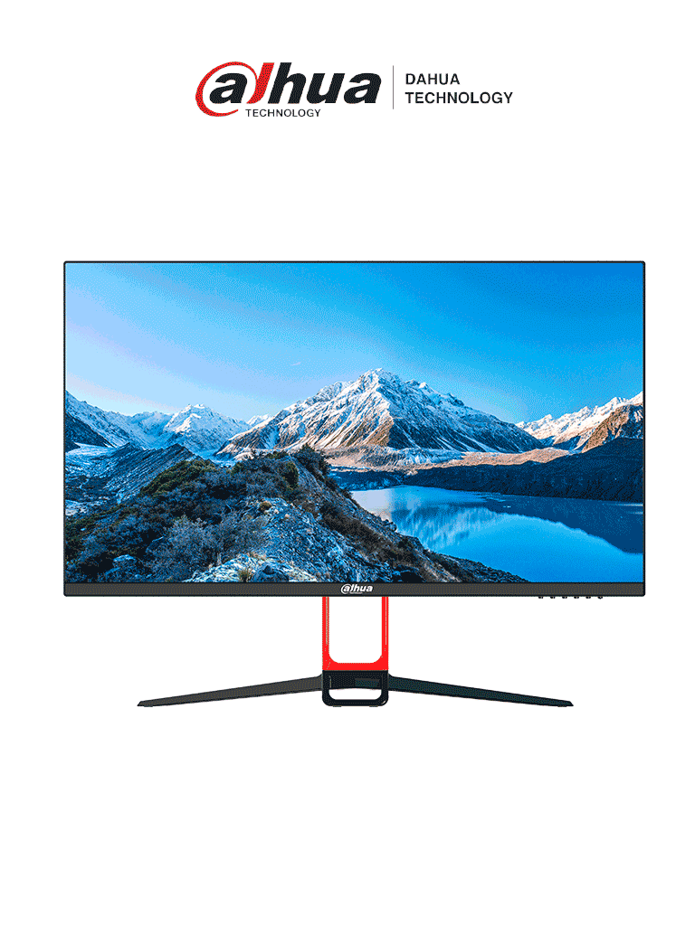 Dahua DHI-LM28-F400 Monitor UHD de 28" ofrece resolución 4K (3840x2160) bisel ultradelgado ángulo de visión de 178° altavoces integrados y conectividad versátil con entradas HDMI y USB ideal para multimedia.