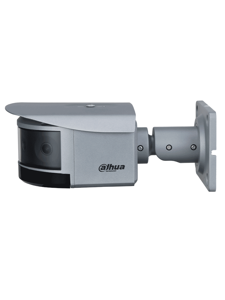 DAHUA IPC-PFW83242-A180-S2 Cámara de IP WizMind tipo bala panorámica multisensor de 32 Mp 4 × 8 MP/ LED IR 30m/ Mapa de Distribución de Multitudes/ Densidad Vehicular/Protección Perimetral/ EPTZ/IP67/ IK10/ E&S Alarma y Audio/ Ranura para Tarjeta S