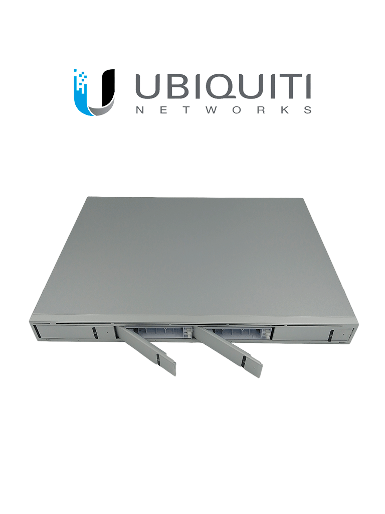 Ubiquiti UNVR - NVR Empresarial UniFi Protect recomendado para 15 cámaras 4K o 50 cámaras Full HD con 4 bahías de disco duro puerto Gigabit RJ-45 y configuración RAID 1 o RAID 5 automática.