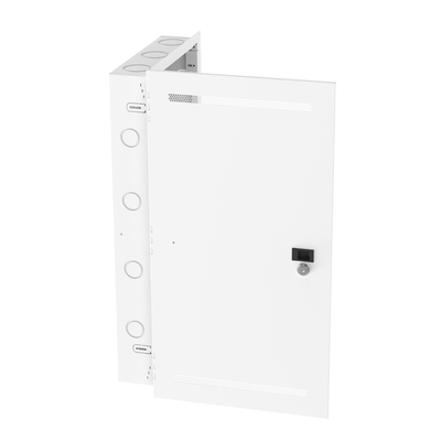 Gabinete Multipropósito de Montaje en Pared de 28 in de Altura Con Puerta Reversible Fabricado en Acero Color Blanco