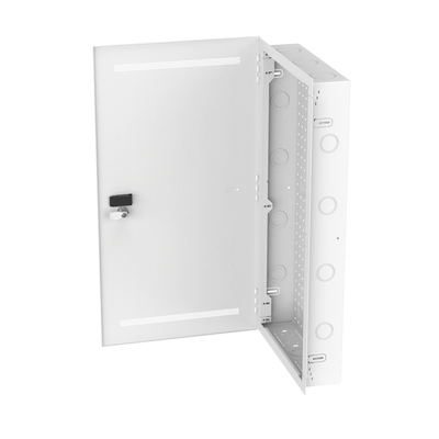 Gabinete Multipropósito de Montaje en Pared de 28 in de Altura Con Puerta Reversible Fabricado en Acero Color Blanco