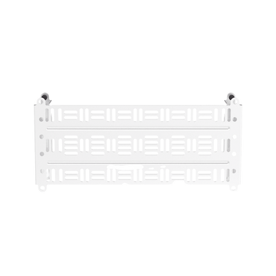 Accesorio Para Montaje de Equipos o Dispositivos en Gabinetes Multipropósito de Instalación a Presión de Acero Color Blanco