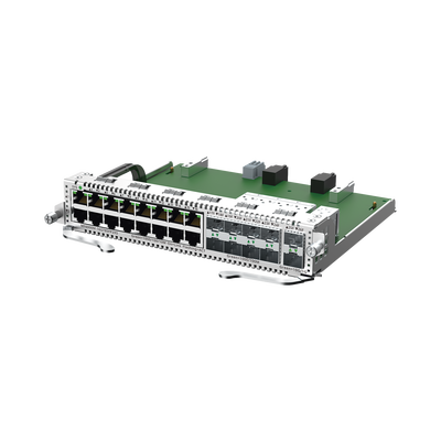e-Lighten Tarjeta Modular para OLT modelo RG-NBF6002M  16 puertos Ethernet de 1G  8 puertos SFP de 1G y 2 puertos SFP+ de 10G
