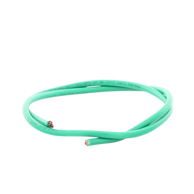 (SLLU22) Cable de Cobre Recubierto THW-LS Calibre 4 AWG 19 Hilos Color Verde (Venta por Metro)