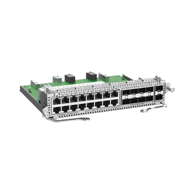 e-Lighten Tarjeta Modular para OLT modelo RG-NBF6002M  16 puertos Ethernet de 1G  8 puertos SFP de 1G y 2 puertos SFP+ de 10G