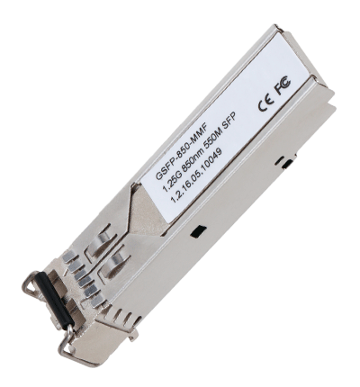DAHUA GSFP-850-MMF Módulo óptico Gigabit/ Doble fibra multimodo/ Puerto LC/ 850 nm de envío y 850 nm de recepción/ Distancia de transmisión hasta 550 m