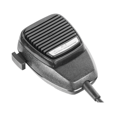 Sirena Vehicular de 200W de Potencia Con Switch Giratorio de 6 posiciones Micrófono de Uso Rudo e Interconexión a Radio