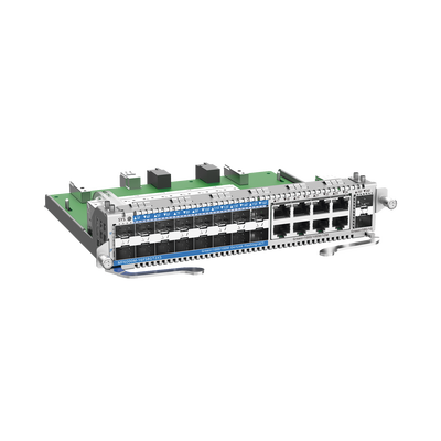 e-Lighten Tarjeta Modular para OLT modelo RG-NBF6002M  16 puertos PON/SFP 1G  8 puertos Ethernet de 1G y 2 puertos SFP+ 10G