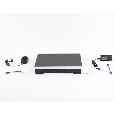 DVR 4 Canales TURBOHD + 2 Canales IP / 8 Megapixel (4K) / Audio Bidireccional por Coaxitron / ACUSENSE / Reconocimiento Facial / 1 Bahía de Disco Duro / Salida de Video en Full HD / H.265+