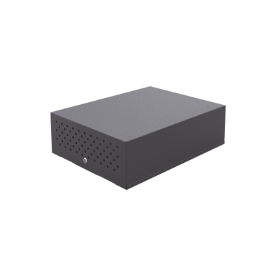 Gabinete Metálico de Seguridad para DVR/NVR. Tamaño Max. de DVR/NVR: 440 x 177 x 462 mm (An. x Al. x Prof.)