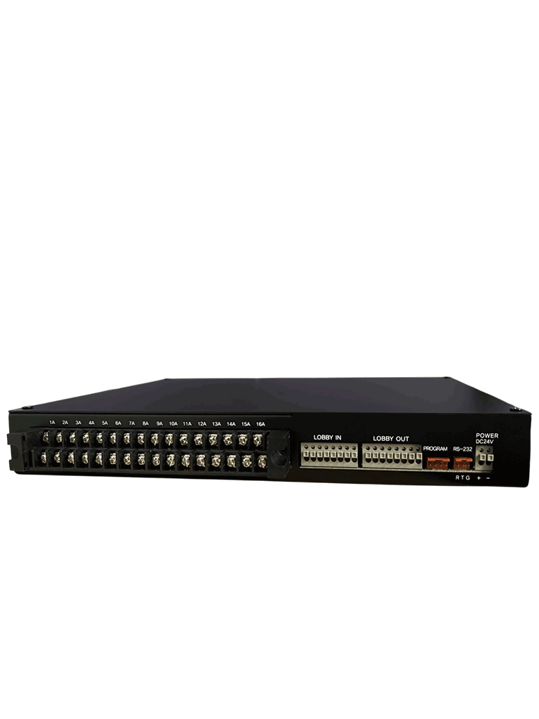 COMMAX CCU216AGF - Distribuidor para panel de audio DR2AG para interconectar hasta16 Intercomunicadores AP2SAG por 2 hilos / Sistema departamental