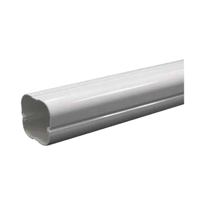 Kit de Canaletas Para la Organización de Tuberías y Cables Eléctricos en Instalaciones de Aire Acondicionado Uso en Interiores y Exteriores PVC Rígido Ideal Para Minisplit Contenido de Kit (11 Piezas) (3000-00000)