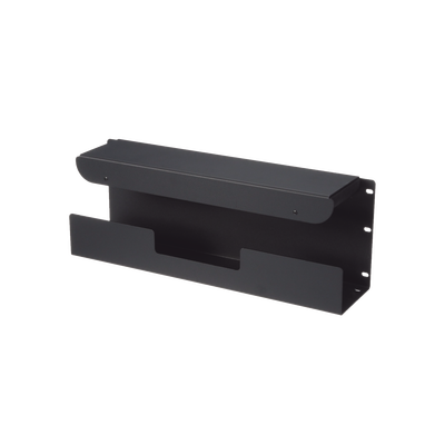 Accesorio Pasacables Para Rack Estándar de 19 in 4 UR Capacidad de 260 Cables Cat6 4.5 in de Profundidad Color Negro
