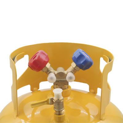 Cilindro/Tanque portátil 30 Libras / para contenido de refrigerante /  Aires Acondicionados / Refrigeración / Climatización Automotriz.