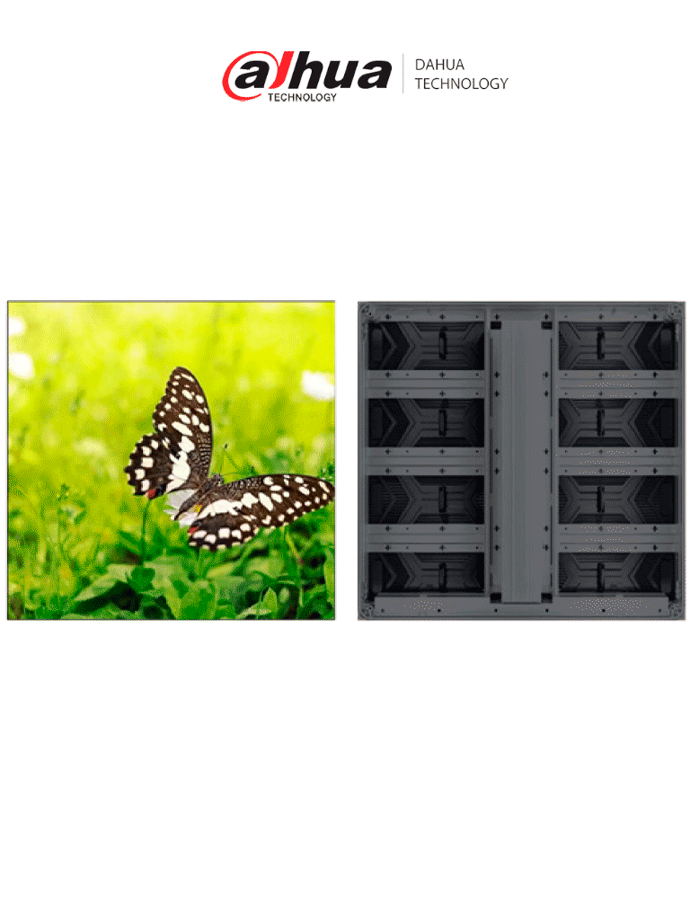 DAHUA DHI-PHGOA3.91-FC Gabiente LED/Piel Ptch 3.91mm/SMD/Resolución 256x256/Tamaño de Gabinete 1mx1m/Brillo 5500 Nits/Exterior IP65/100 000 horas/#LoNuevo #DIS