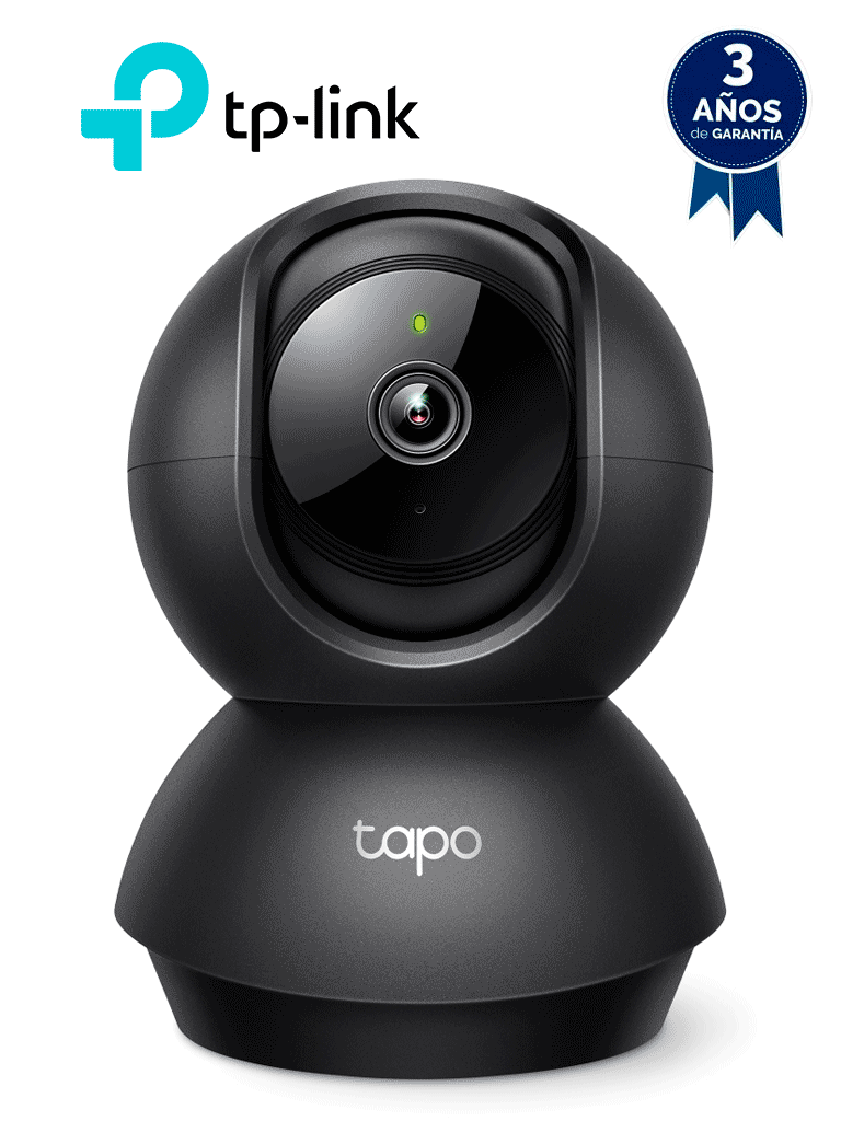 TP-LINK TAPO C211- Cámara WIFI PT 360° 3MP Audio bidireccional Visión nocturna Seguimiento inteligente (Autrotracking) grabación local o en la nube con TAPO Care.