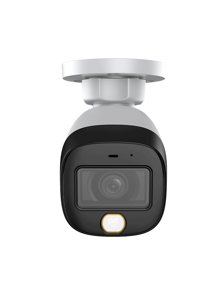 DAHUA HAC-HFW1801C-IL-A - Cámara bullet ofrece resolución 4K de 8 MP iluminador dual para entornos oscuros lente de 2.8 mm con ángulo de 106° alcance IR de 20 m WDR real de 120 dB tecnología Super Adapt y micrófono integrado.